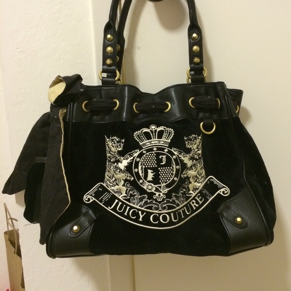 AUTHENTIC Black Juicy Couture Daydreamer Bag