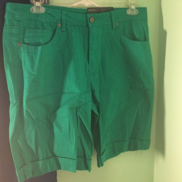 green shorts