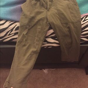 Army green pants