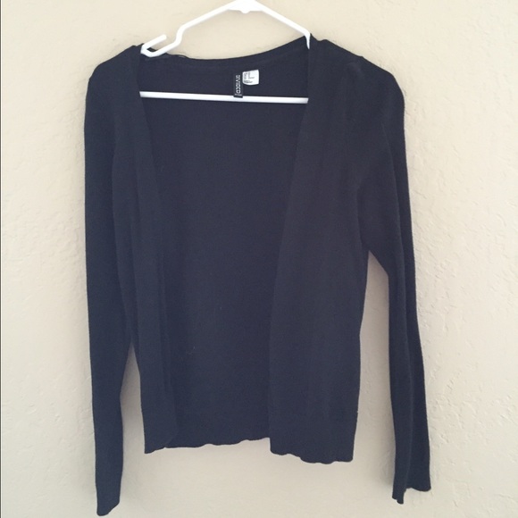 Black cardigan