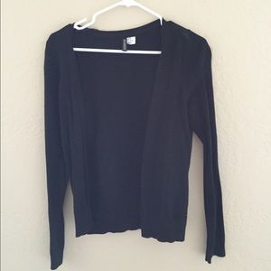 Black cardigan