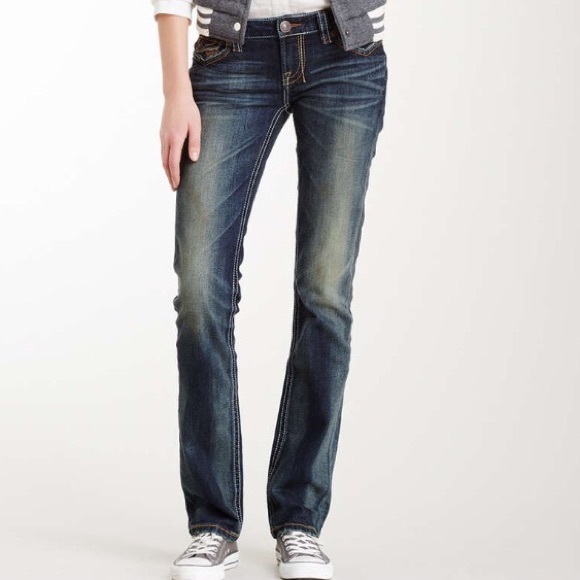 MEK Denim Straight Leg Jeans - Picture 1 of 4