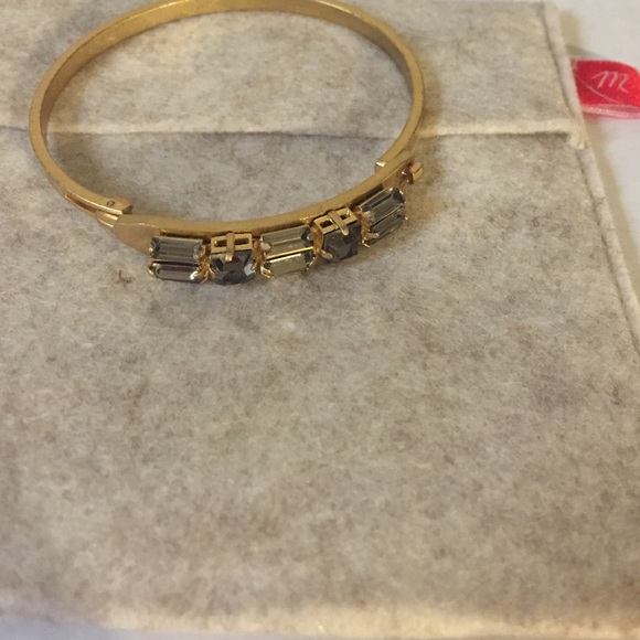 MADEWELL Grey Crystal Clasp Bangle SOLD - Picture 2 of 4