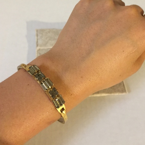 MADEWELL Grey Crystal Clasp Bangle SOLD - Picture 3 of 4