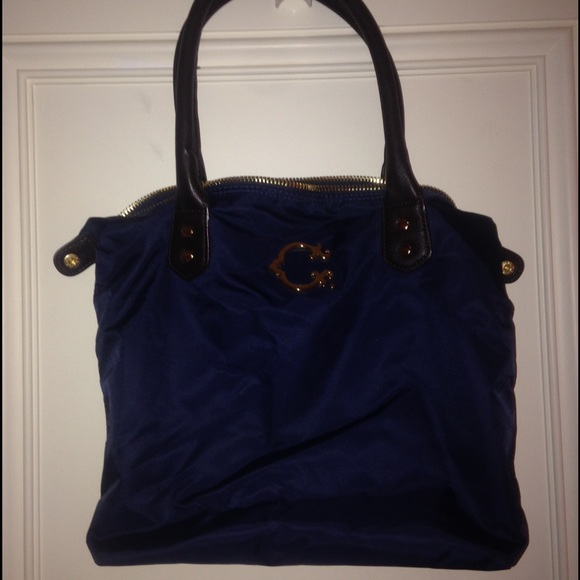 Navy blue c wonder bag