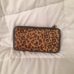Cheetah fur Fossil Wallet