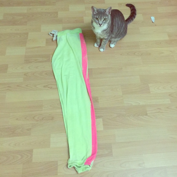 ❌❌SOLD❌Yellow and pink sweatpants!!