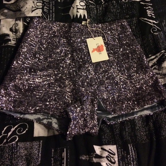 sequins shorts