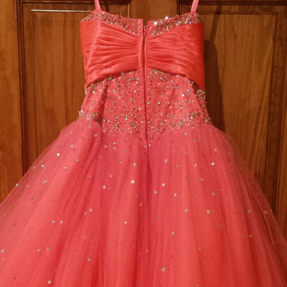 Bright Pink Prom Dress - Picture 4 of 4
