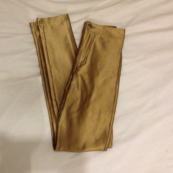 American Apparel Disco Pants (Gold)