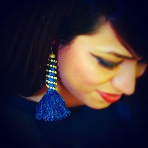 Denim Flashback Earrings !