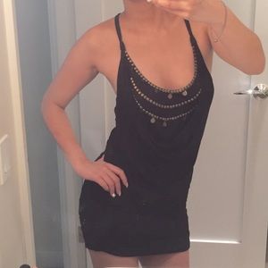 NWOT Bebe embellished banded dress