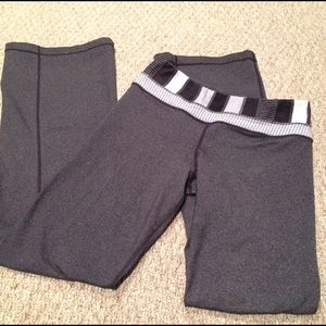 Lululemon grey reversible groove pants