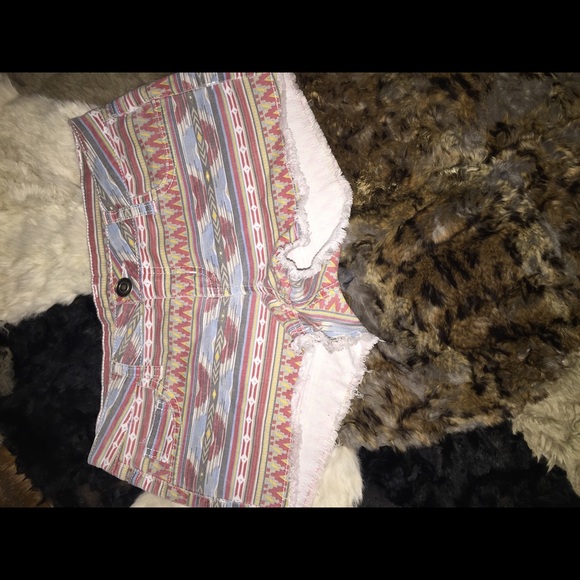 Tribal pattern shorts