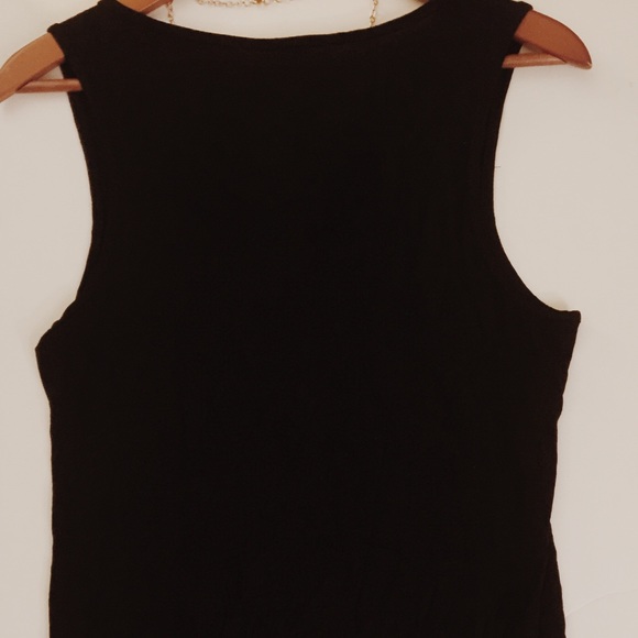 True Black Sequin Shimmer Tank Top - Picture 2 of 2