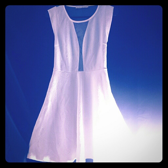 Peep cleavage Dress