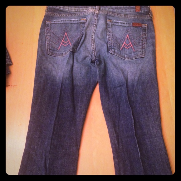 7 For All Mankind Pink A-pocket