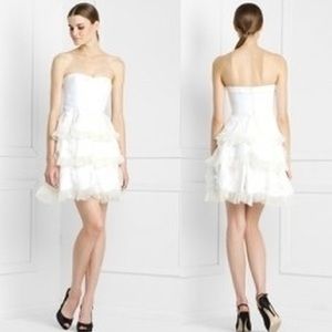 BCBG Tiered Petal Dress tulle