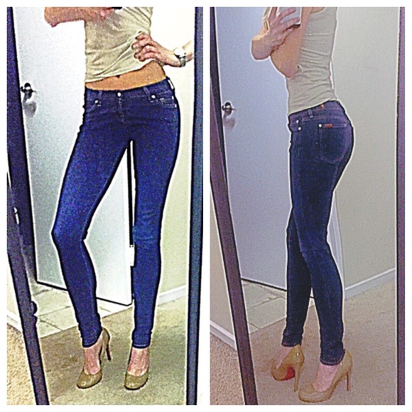 7 for all mankind skinny jeans (jeggings) size 25 - Picture 2 of 4