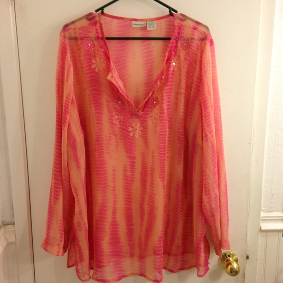 Sheer Pink and Orange