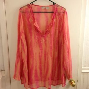 Sheer Pink and Orange