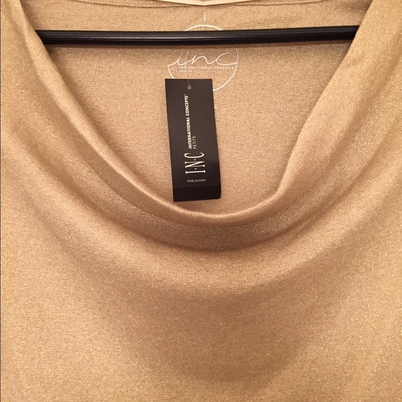 INC Gold Top - Picture 1 of 3