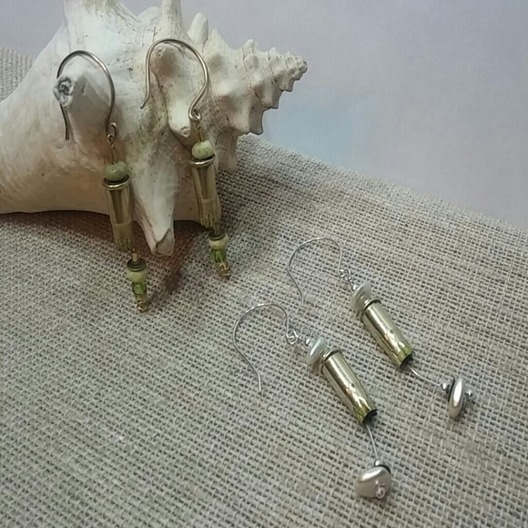 "22" Gauge Bullet Earrings