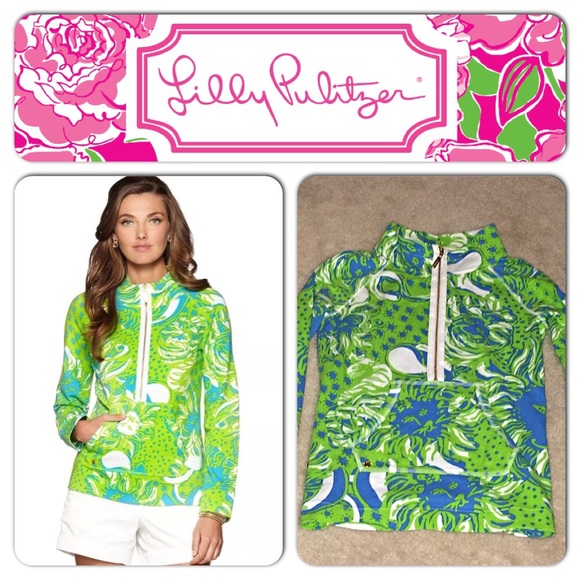 Lilly Pulitzer Tops - Lilly Pulitzer Roar Of The Jungle Popover SMALL
