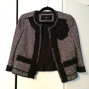 Ann Taylor Jacket Blazer Black & White