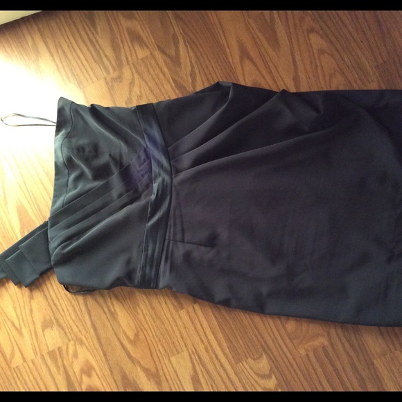 **Updated pics Beautiful one strap navy blue dress