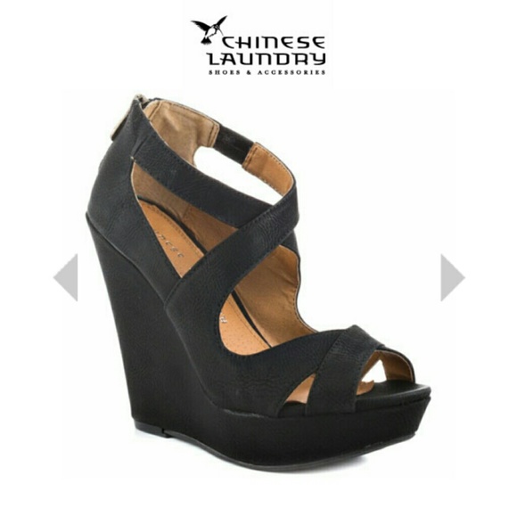 Chinese Laundry Wedge Sandals. Size 7.5, WORN 1X.