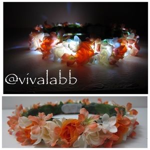LED flower crown