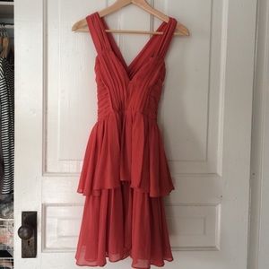 H&M | Coral Cocktail Dress | Size 4