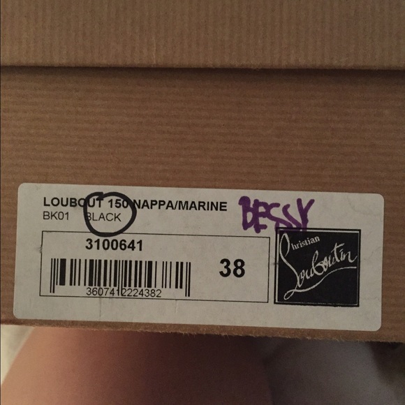 authentic louboutin peep toe booties SOLD - Picture 3 of 4