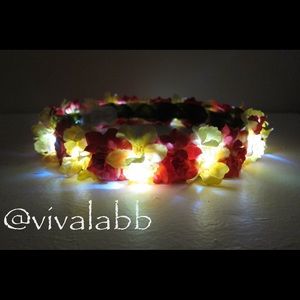 LED flower crown