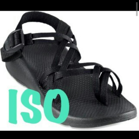 ISO Black Chacos with a toe loop