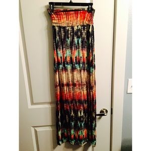Maxi skirt by anthropologie size S