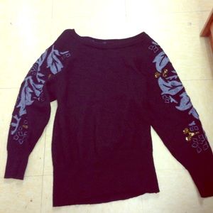 Like new French Connection black sweater