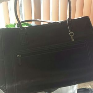 Fossil leather handbag