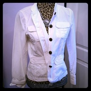 White denim jacket