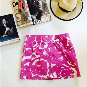 J.crew colorful mini skirt