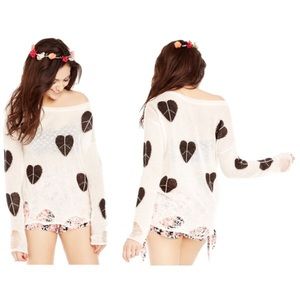 Destroyed Heart Logo Sweater