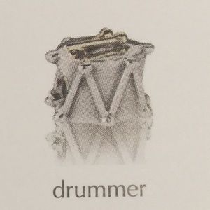 Drummer pandora charm
