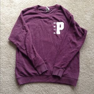 Purple Pullover Sweatshirt