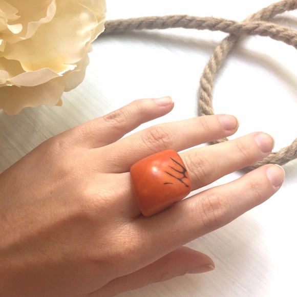 Boho Horn Ring