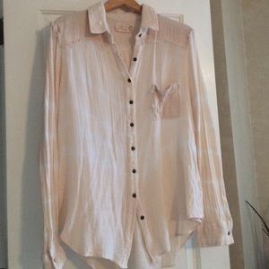 Free People distressed tunic