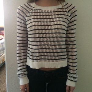 Kendall & Kylie Striped Sweater