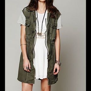 Free People cargo embellished vest