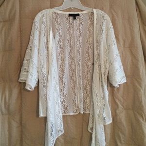 Ivory lace top