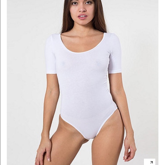 American Apparel cotton bodysuit
